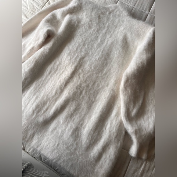 Rare Vintage Embellished Angora Blend Sweater Coat - Picture 11 of 15